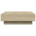 vidaXL Konferenčný stolík dub sonoma 90x90x28 cm drevotrieska