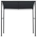 vidaXL Grilovací altánok 215x150x220 cm antracitový oceľový