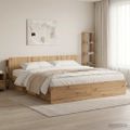 vidaXL Čelo postele skrinka Dub artisan 180 cm Kompozitné drevo
