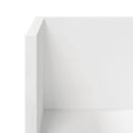 vidaXL Nástenné police 2 ks biele 60x11,5x18 cm kompozitné drevo