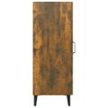 vidaXL Komoda dymový dub 34,5x34x90 cm spracované drevo