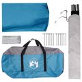vidaXL Párty stan Modrá 500 x 500 x 350 cm Polyester a oceľ