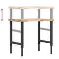 vidaXL Pracovný stôl 80x60x(73-99,5) cm masívna akácia obdĺžnik