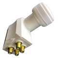 DI-WAY LNB QUAD 0,1 dB, WHITE LEOPARD LINE DI-WAY LNB QUAD 0,1dB, WHITE LEOPARD LINE