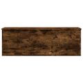 vidaXL Úložný box dymový dub 102x35x35 cm kompozitné drevo