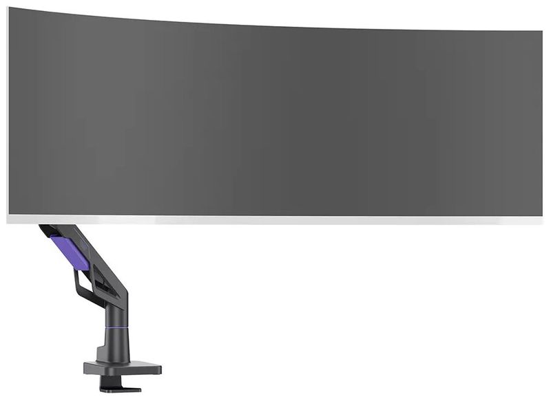 Neomounts DS70-256BL1 ACE Gaming Desk Mount, single display up to 57"  (Topfix clamp/grommet) Držák, VESA, stolní, pro 1 plochý/zakrivený monitor, úhloprícka 24–57", náklon 115°, otácení 180°, rotace 180°, ocel, cerný