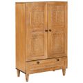 vidaXL Highboard 60 x 33 x 100 cm Masívne mango drevo