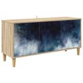 vidaXL TV skrinka RAALTE 102 x 33 x 50 cm Sonoma Kompozitné drevo