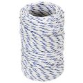 vidaXL Pracovné lano biele 2 mm 25 m polypropylén