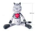 Kocúr Matteo stredný – šedý 38 cm