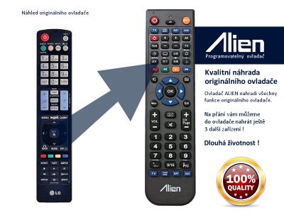 Dialkový ovládač ALIEN LG AKB72914208