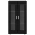 vidaXL Servírovacia skriňa FLORIN 55,5 x 29 x 100 cm Čierna