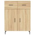 vidaXL Vysoká skrinka dub sonoma 69,5x34x180 cm spracované drevo
