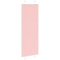 vidaXL Plisovaná roleta ružová 75x200 cm šírka látky 74,4 cm polyester
