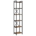 vidaXL Regál na knihy 40 x 30 x 189,5 cm Kompozitné drevo Dymová dub