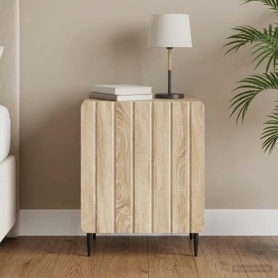 vidaXL Nočný stolík Dub sonoma 43 x 34,5 x 52 cm Kompozitné drevo