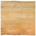 vidaXL Stolová doska 40x40x2,5 cm Live Edge z masívneho dreva Mango