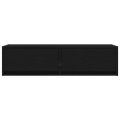 vidaXL TV skrinka 100 x 31 x 25,5 cm Čierny dub Kompozitné drevo