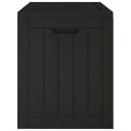 vidaXL Záhradný úložný box čierny 55,5x43x53 cm polypropylén