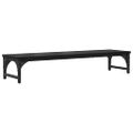 vidaXL Stojan na monitor Čierny dub 85 x 23 x 15,5 cm Kompozitné drevo