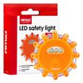 Núdzové svietidlo LED 12SMD+3SMD 650mAh (BATT) červená AMiO-04673