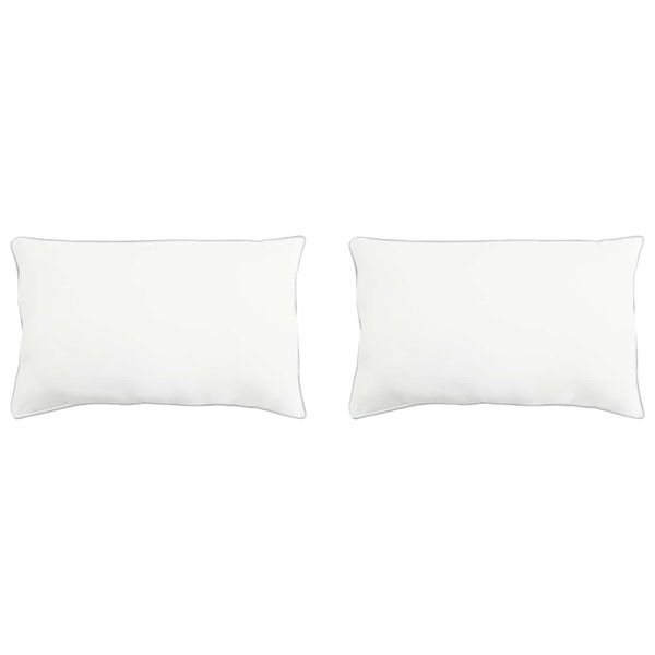 vidaXL Vankúš 2 pcs Biela 60 x 70 cm Bambusové vlákno