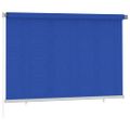 vidaXL Vonkajšia zatemňovacia roleta 225 (Š) x 140 (V) cm modrá HDPE