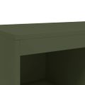 vidaXL Vysoká skrinka olivovozelená 68x39x111,5 cm oceľ