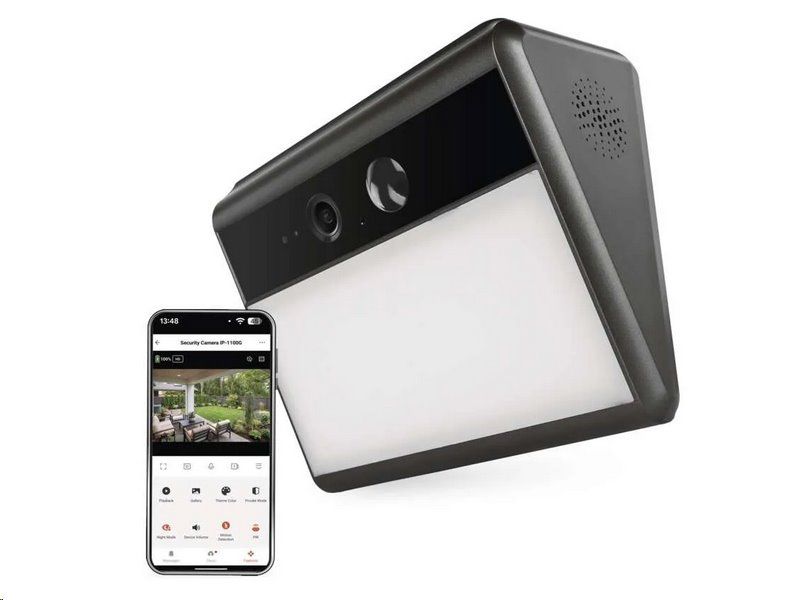 Kamera EMOS IP-1100G WALL /H4170/ GoSmart vonkajšia batériová s WiFi a solárnym panelom