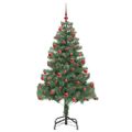 vidaXL Vianočný stromček Zelená 180 cm PVC