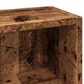 vidaXL Skrinky na CD 2 ks, staré drevo 21x16x93,5 cm, kompozitné drevo