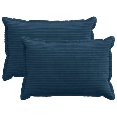 vidaXL Poťah na podložku 2 ks HOUTEN Námornícka modrá 50 x 80 cm