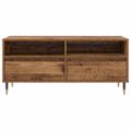 vidaXL TV skrinka so zásuvkou Staré drevo 100 x 34,5 x 44,5 cm