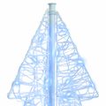 vidaXL Vianočný stromček 100 LED Studená Biela 120 cm Akryl