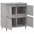 vidaXL Komoda betónovo sivá 60x35x70 cm spracované drevo