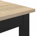 vidaXL Jedálenské stoly 140 x 80 x 75 cm Kompozitné drevo Dub sonoma