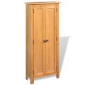 vidaXL Skladovacia skriňa 50x22x122 cm, dubový masív