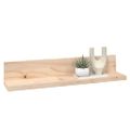 vidaXL Nástenné skrinky 2 ks 50x11x9 cm masívna borovica
