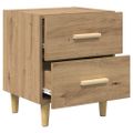 vidaXL Skriňa pod posteľ 2 ks Remeselný dub 40 x 35 x 47.5cm