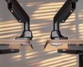 Endorfy držák monitorů Atlas GS Pro Single / max. 16 kg a 49" / pivot / VESA / plynová pružina / Držák, VESA, stolní, pro monitor, úhloprícka až 42", nosnost 16kg, náklon -35° až +25°, otácení ±90°, pivot ±180°, rotace 360°, p
