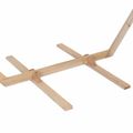 vidaXL Svadobný oblúk Svetlohnedá 221 x 92 x 216 cm Borovicový masív