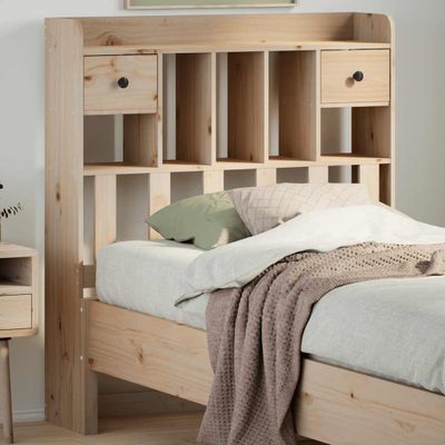 vidaXL Čelo postele s úložným priestorom 75 cm borovica