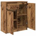 vidaXL Komoda so zásuvkou, staré drevo 71x35x84 cm, kompozitné drevo
