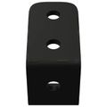 vidaXL Háčiky 2 ks Čierna M5 x 110 mm Železo