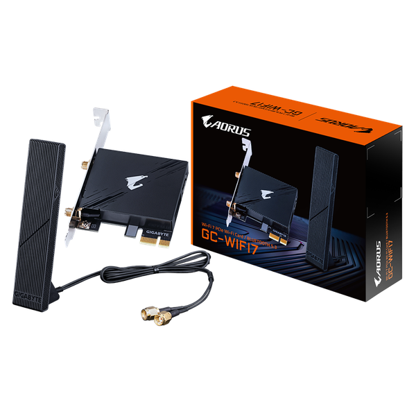 GIGABYTE PCI-E Wifi+BT 5800 MBps Wi-Fi 7 BT 5.3