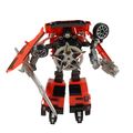 Rozložiteľný robot auto červené