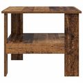 vidaXL Konferenčný stolík Staré drevo 57 x 55 x 45 cm Kompozitné drevo