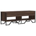vidaXL TV stolík hnedý dub 122x34x41 cm kompozitné drevo