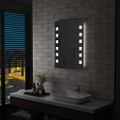 vidaXL Kúpeľňové nástenné zrkadlo s LED osvetlením 60x80 cm