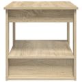vidaXL Konferenčný stolík Sonoma dub 72 x 50 x 50 cm Kompozitné drevo